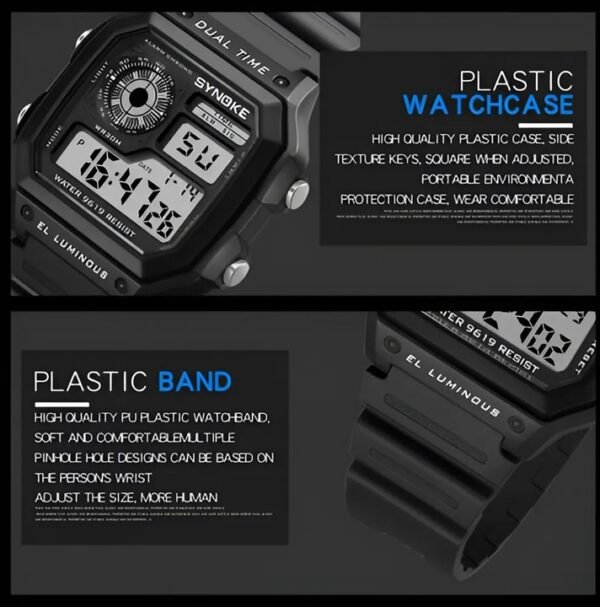 reloj el luminous negro