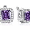 aretes crytal zirconia purple.