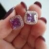aretes crytal zirconia purple.